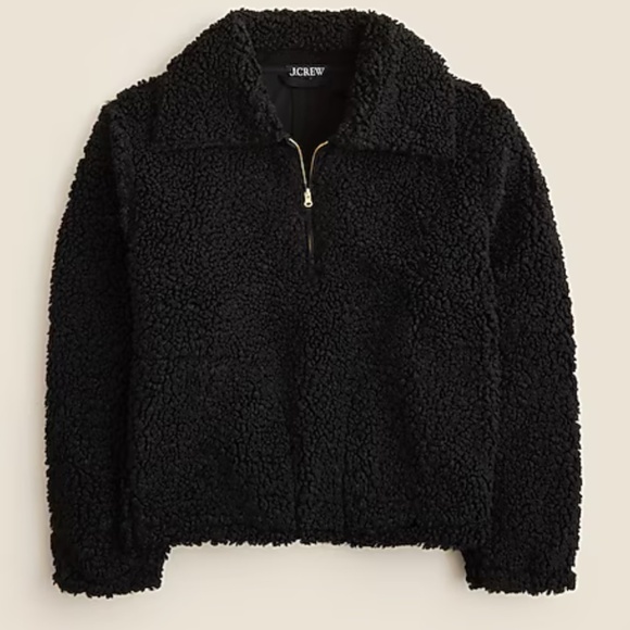 J.Crew Sherpa half-zip fleece pullover (Size: Small) - Picture 1 of 4